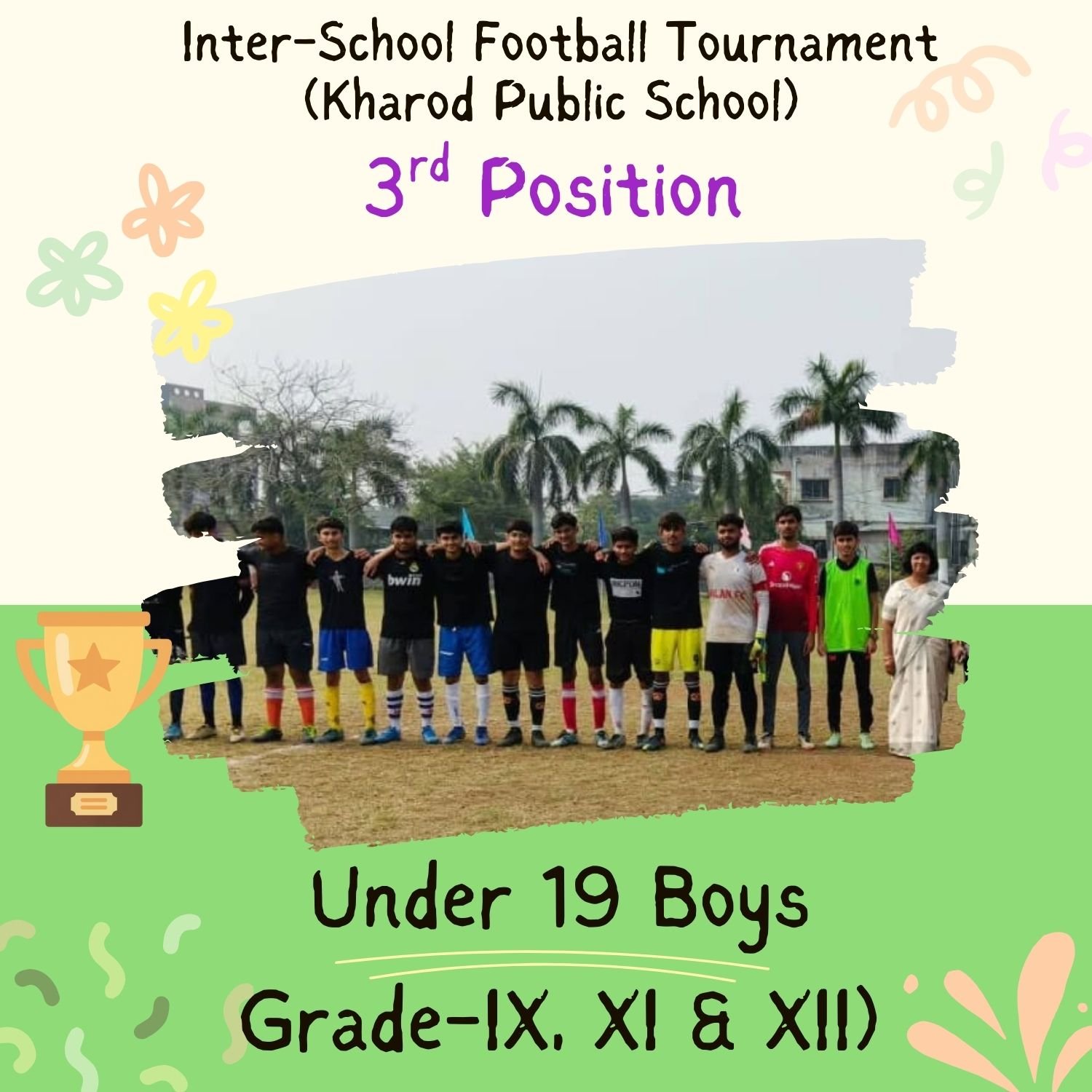 Invitation Inter-School Football Tournament, Kharod Public School