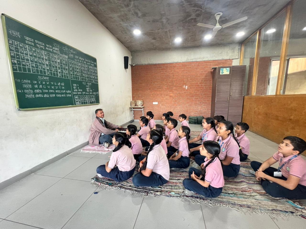Students taking part in co-curricular activities