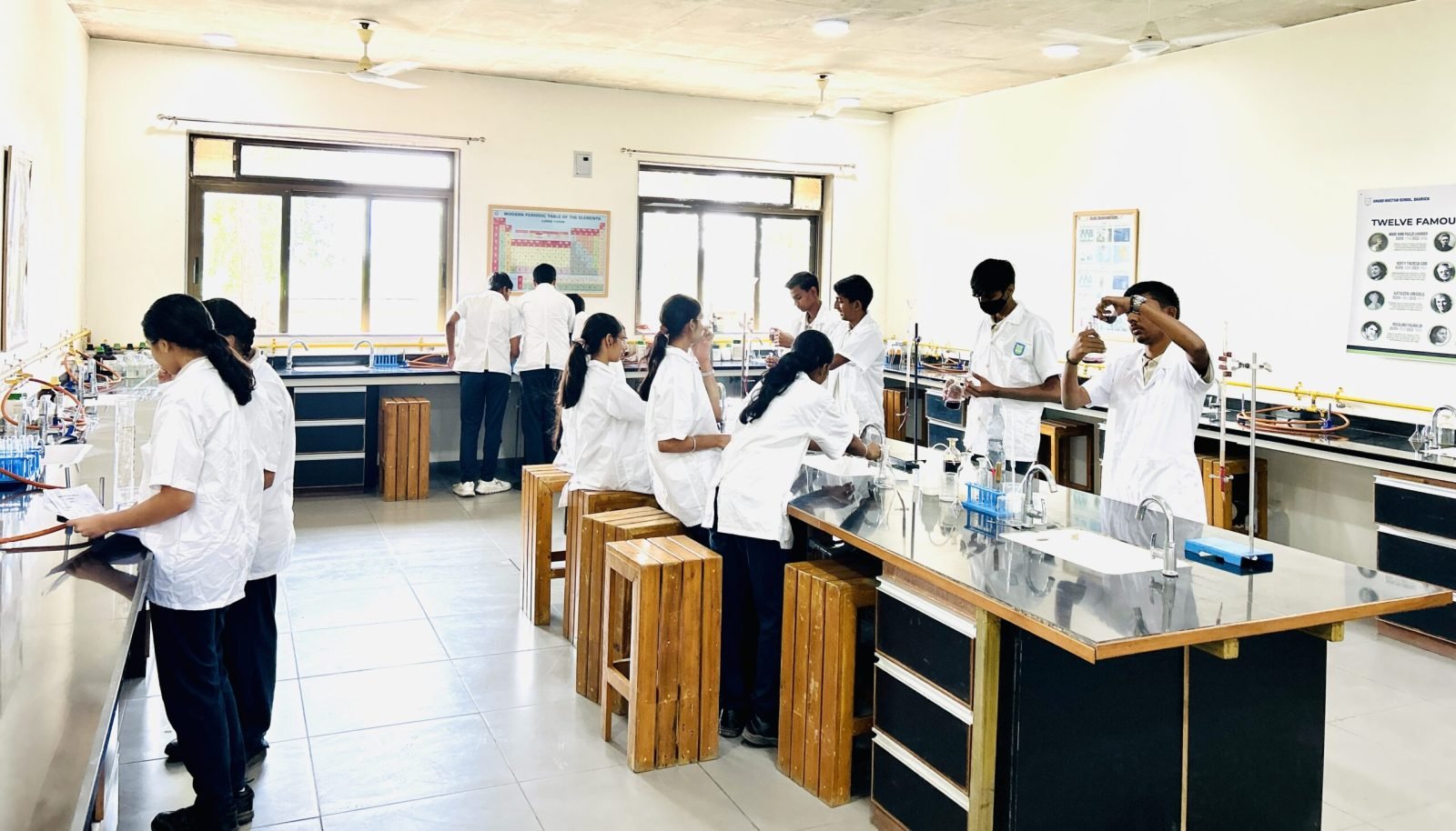 Laboratories at Anand Niketan Bharuch