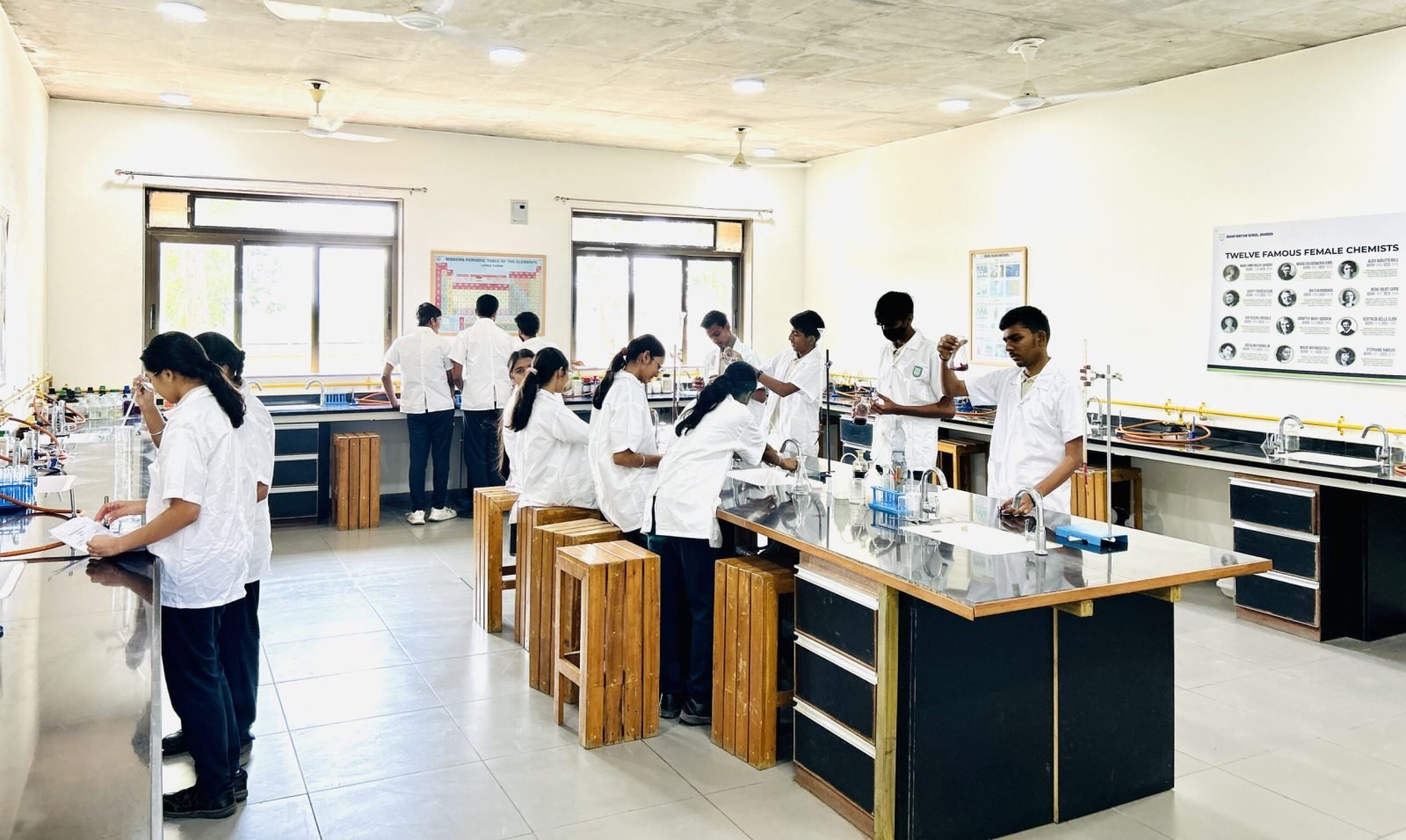 Chemistry Laboratory at Anand Niketan Bharuch