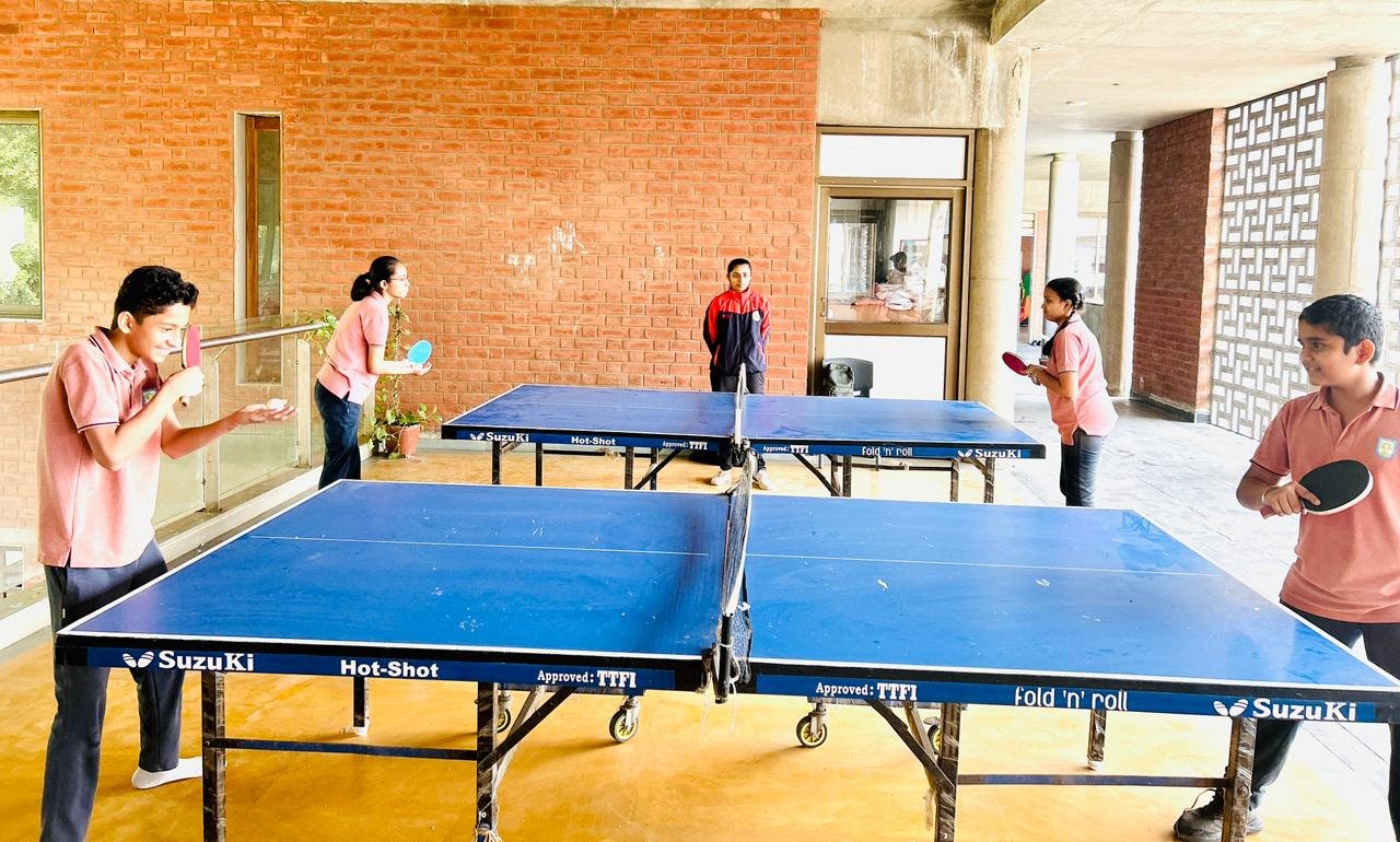 Indoor arena and court sports at Anand Niketan Bharuch