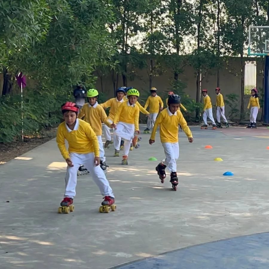 Outdoor field sports at Anand Niketan Bharuch